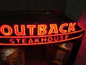 Outback Steakhouse, bloomin onion, Jakes Famous Crawfish,