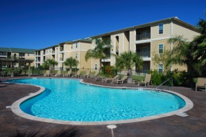 Swimming pool and Apartment housess
